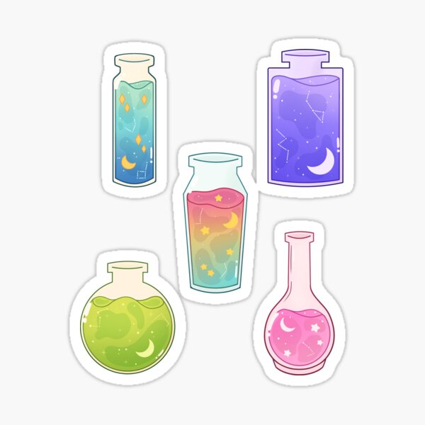Potion Bottles Sticker