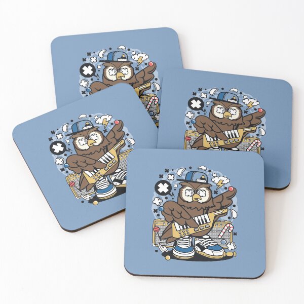 Aperçu de l'œuvre Pop Star Owl créée et vendue par Nickelparis.