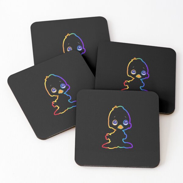 Item preview, Rainbow Ducking outline designed and sold by Orchyd.