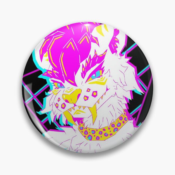 Item preview, Vaporwave Inspired Sabertooth designed and sold by Amber Goss.