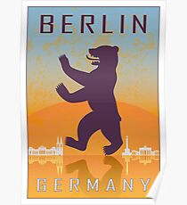 Berlin vintage poster Poster