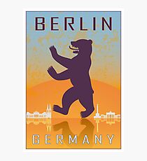 Berliner Vintage Poster Fotodruck