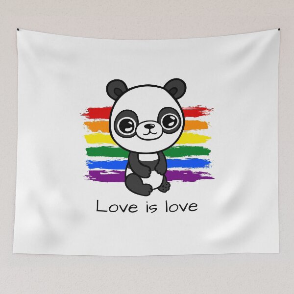 Item preview, Love is Love - Panda  designed and sold by jakezbontar.