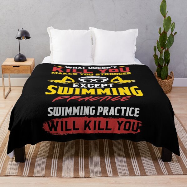 Item preview, Swimming Practice Will Kill You - Swim Team Gift designed and sold by biNutz.