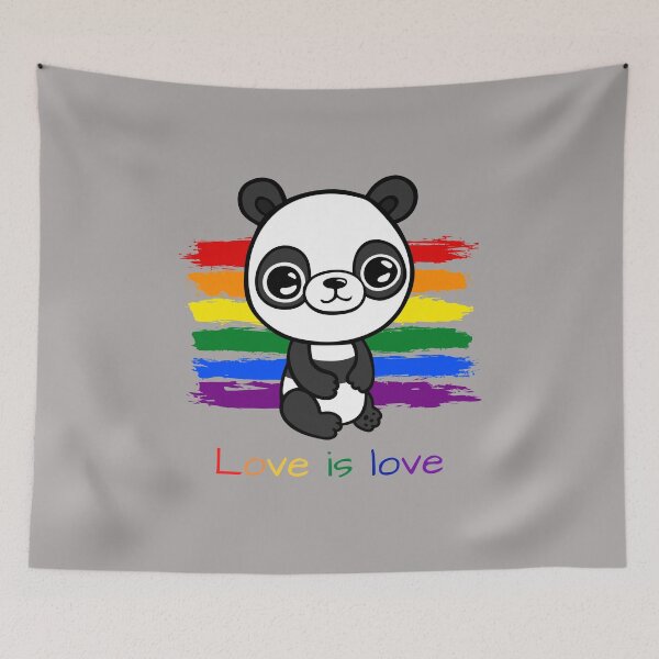 Item preview, Love is Love - Panda  designed and sold by jakezbontar.
