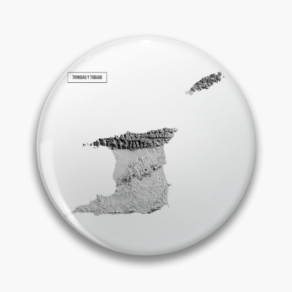 Item preview, Relief Map of Trinidad y Tobago designed and sold by ThinkAboutMaps.