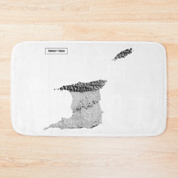 Item preview, Relief Map of Trinidad y Tobago designed and sold by ThinkAboutMaps.