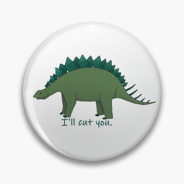 Item preview, Cute Impolite Stegosaurus designed and sold by GrousyGirl.