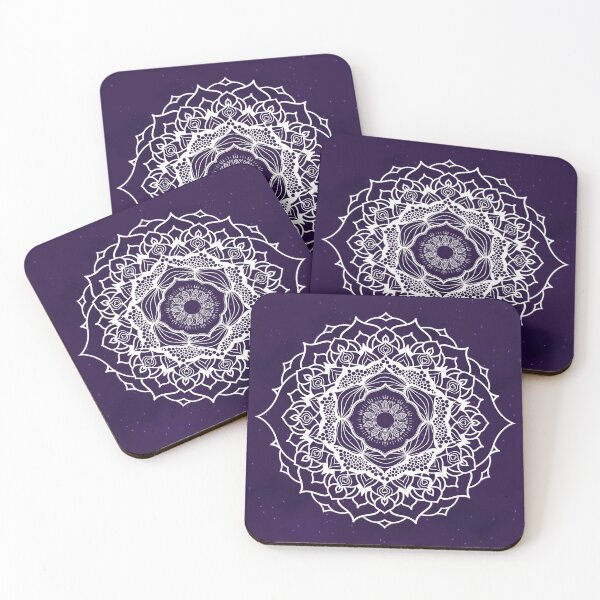 Item preview, Seven Chakra Mandala Design - WO PURPLEBG designed and sold by serenaking.