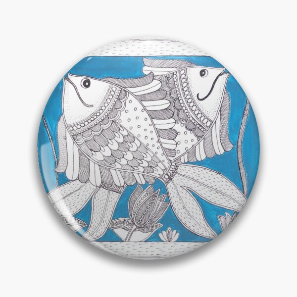 Artikelvorschau, Madhubani Fisch entworfen und verkauft von aashree.