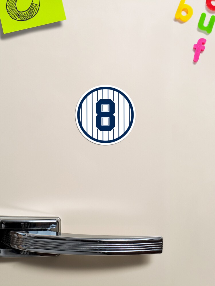 Yogi Berra #8 Jersey Number Magnet for Sale by StickBall