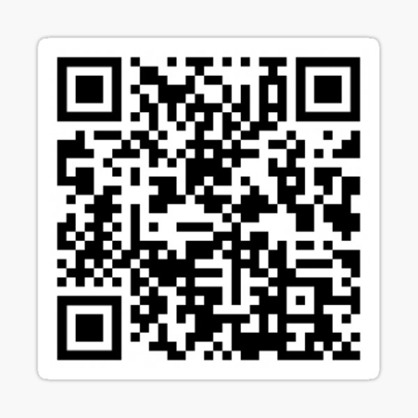 Rick Roll QR Code Stickers 3x - Pokege's Ko-fi Shop - Ko-fi