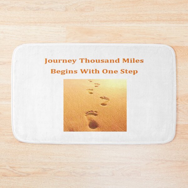 Item preview, Journey thousand miles begins with one step designed and sold by sosservice.