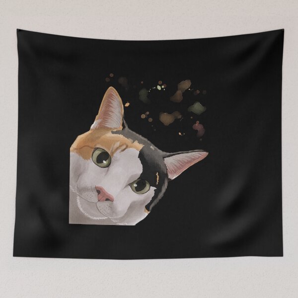 Item preview, Curious  Calico Cat designed and sold by alwe-designs.