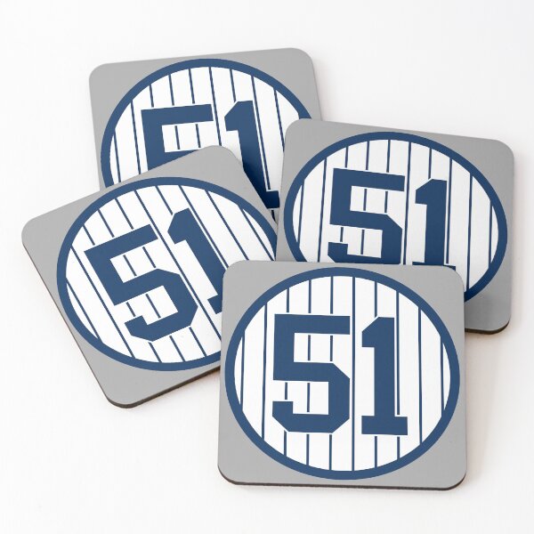 Item preview, Bernie Williams #51 Jersey Number designed and sold by StickBall.