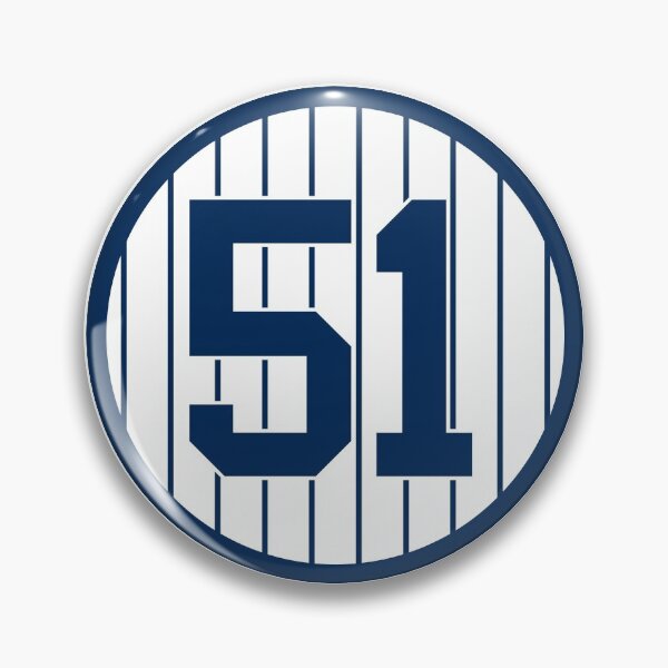 Item preview, Bernie Williams #51 Jersey Number designed and sold by StickBall.