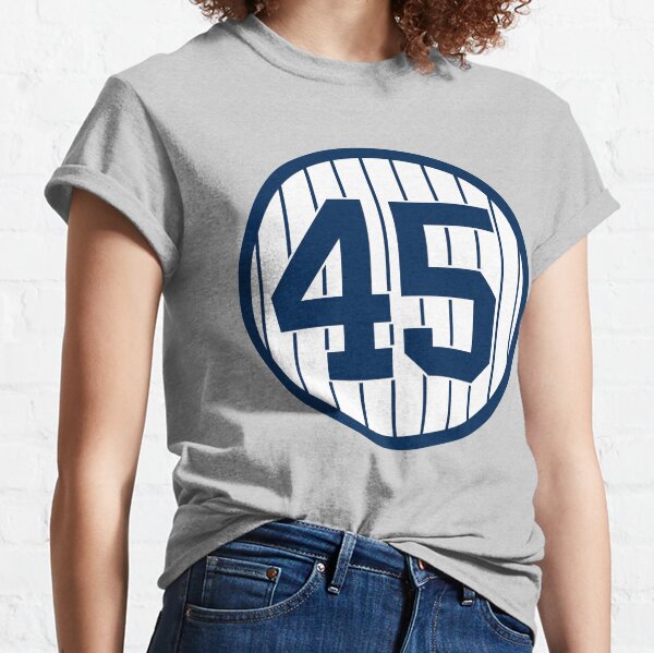 Gerrit Cole 45 Jersey Number Sticker Essential T-Shirt for Sale by  bostoalex5