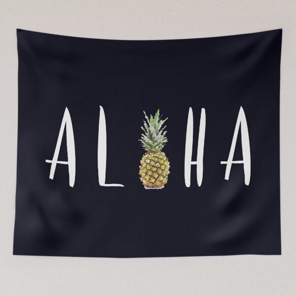Item preview, Nautical Pineapple Aloha Quote  designed and sold by MysticMagpie.