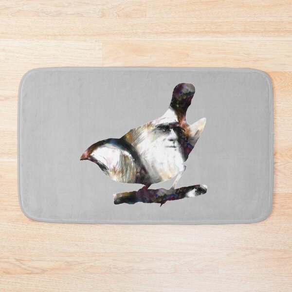 Item preview, Female Large Ground Finch with Charles Darwin designed and sold by weavernap.