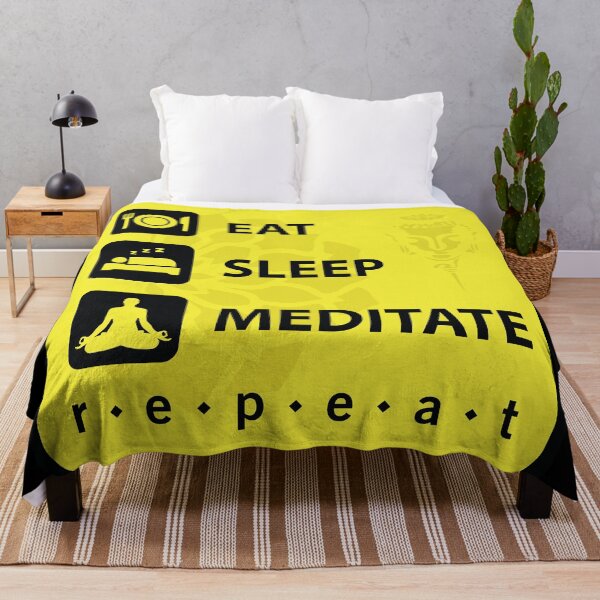 Item preview, Eat, Sleep and Meditate designed and sold by marcosty.