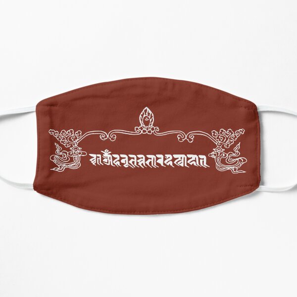 Liberation Upon Seeing Tagdrol Buddhist Mantra Flat Mask