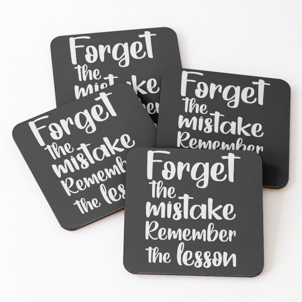 Item preview, Forget the mistake Remember the lesson designed and sold by MadabinaDesign.