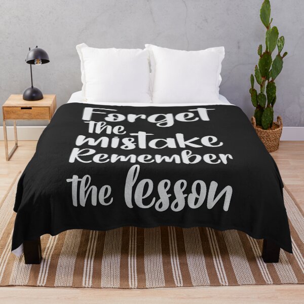 Item preview, Forget the mistake Remember the lesson designed and sold by MadabinaDesign.