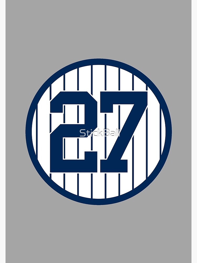 Giancarlo Stanton Number 27 Sticker for Sale by JohnWillisil