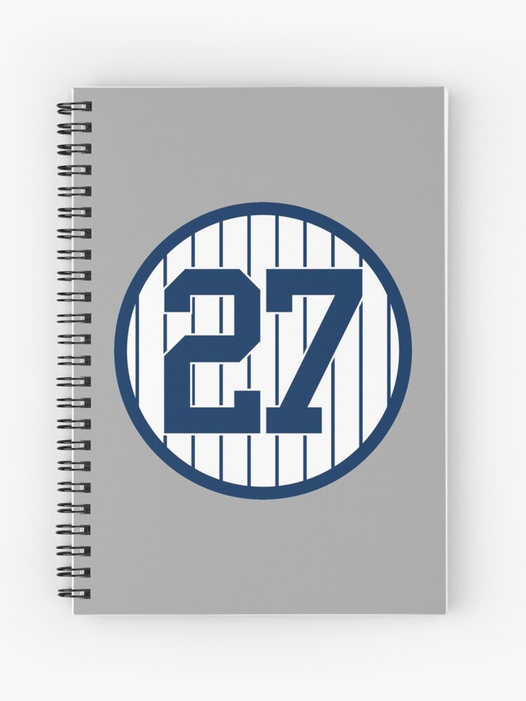 Giancarlo Stanton #27 Jersey Number Spiral Notebook for Sale by StickBall