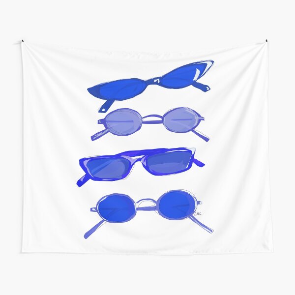Navy Sunglasses Tapestry
