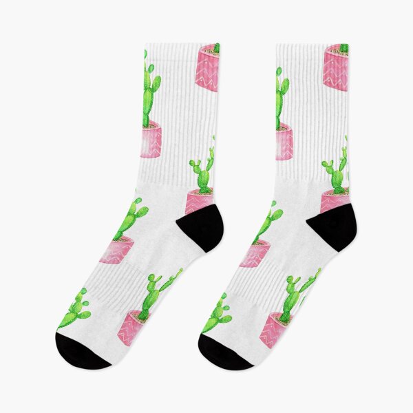 Item preview, Watercolour Bunny Ear Cactus designed and sold by Rebekah Melville.