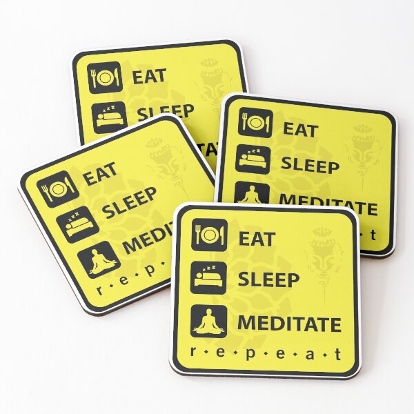 Item preview, Eat, Sleep and Meditate designed and sold by marcosty.