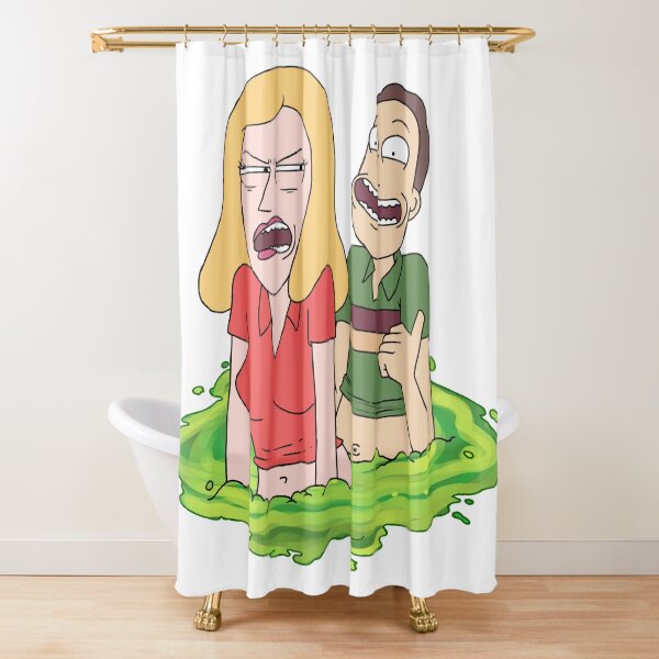 dont f%$k me in portal dimension jerry Shower Curtain