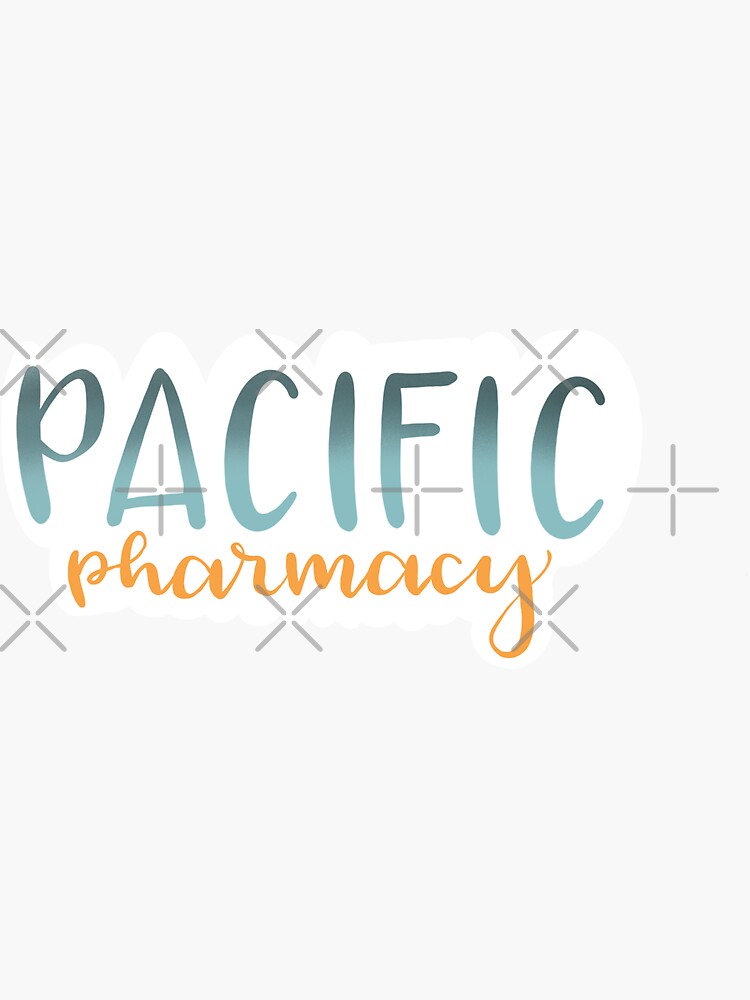 "UOP Pharmacy Sticker " Sticker by caitlynnguyen08 Redbubble