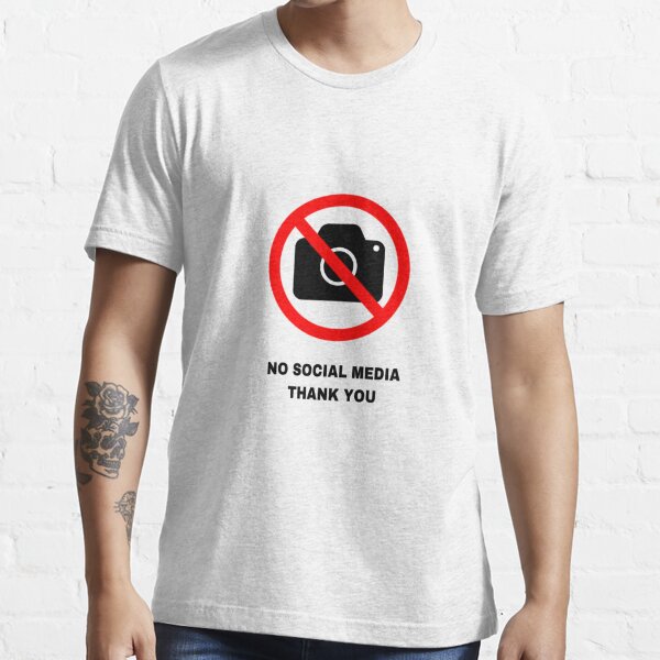 no social media t shirt