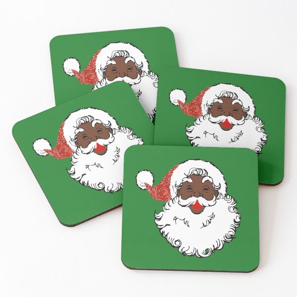 Item preview, sequin print African santa claus designed and sold by Gossip Rag.
