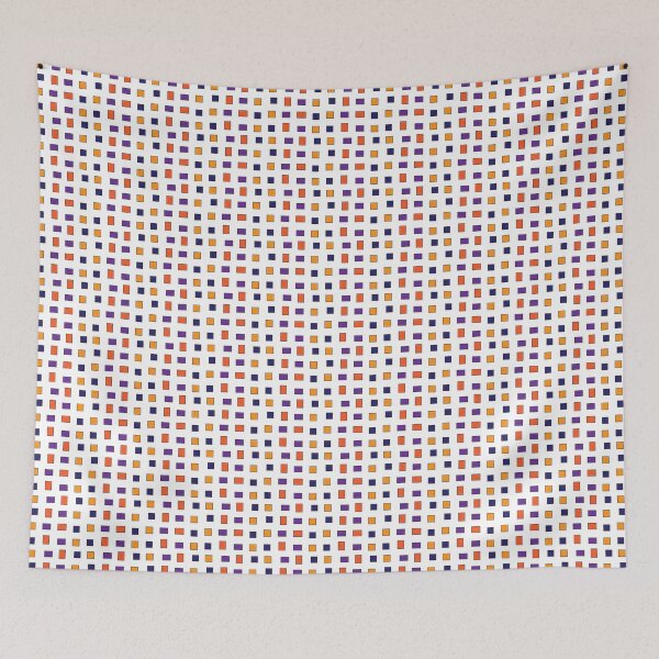 Item preview, Little Squares fashion print, digital geometric on white designed and sold by Susan Marie Williams.