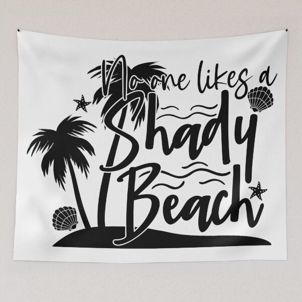Item preview, No one likes a Shady Beach designed and sold by purpleblobart.