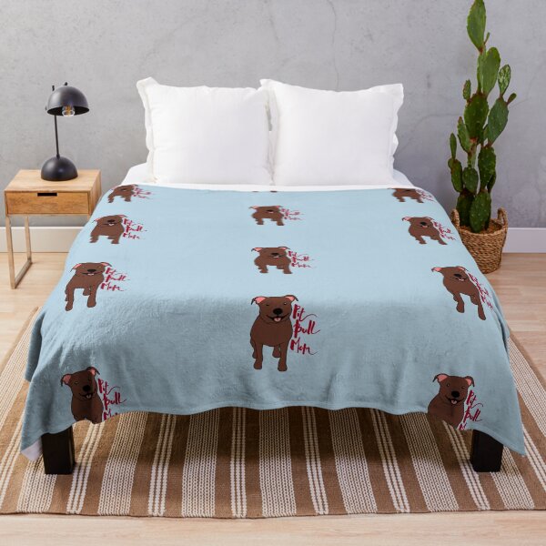 Item preview, Pit bull mom brown pit bull designed and sold by Sarahgranchelli.
