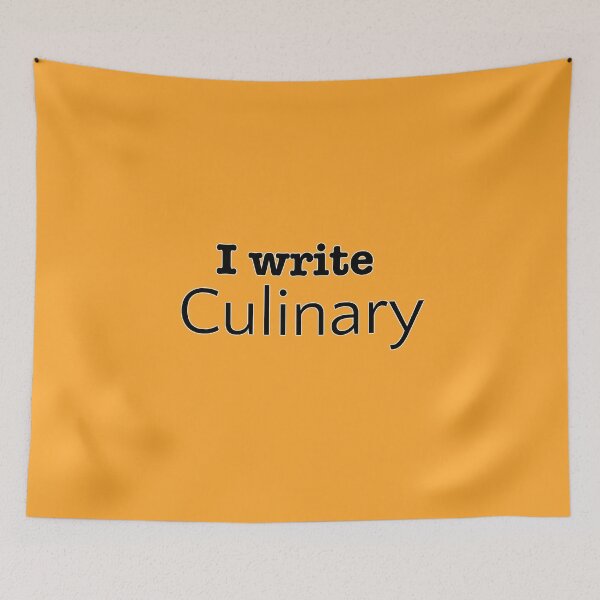 Item preview, I Write Culinary designed and sold by INKmagine  and Create.
