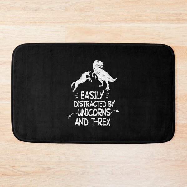Item preview, Easily Distracted By Unicorns And T-rex Saurus product designed and sold by AYDreamers.