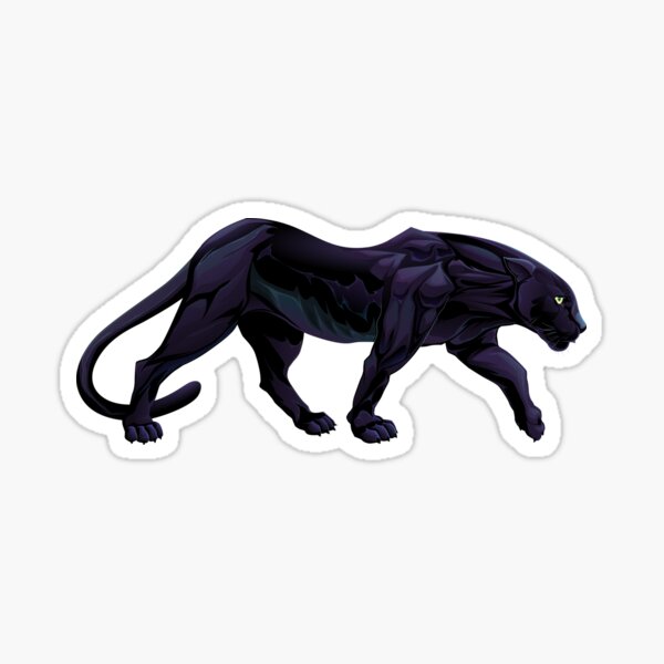 Item preview, Realistic Black Panther designed and sold by Vector Scout Lab.