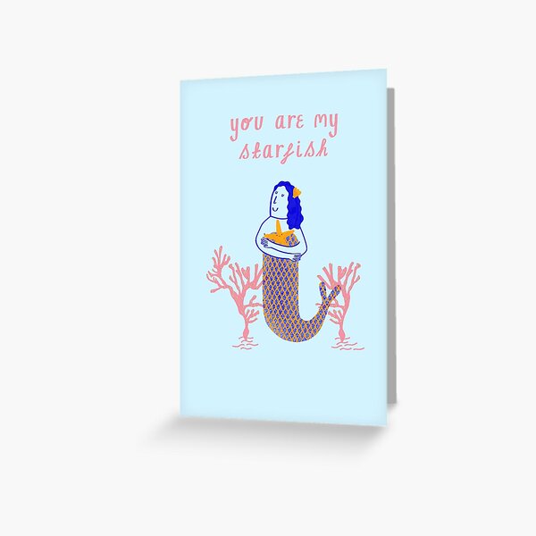 You Are My Starfish Card Greeting Card