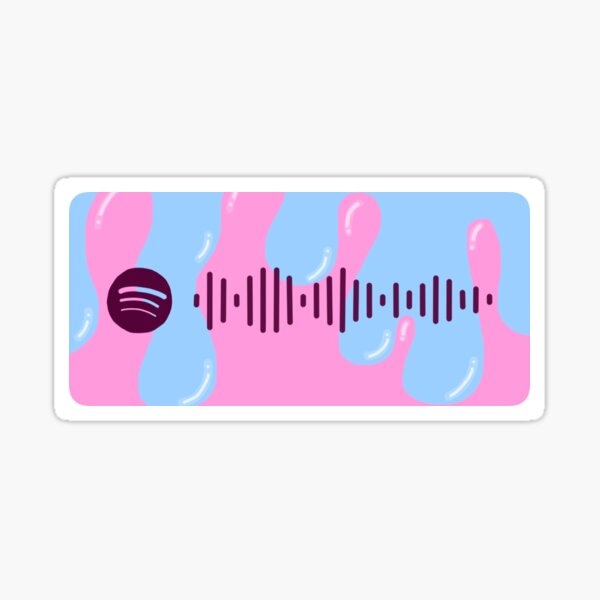 Melanie Martinez Cry Baby Spotify Qr Code Sticker By Liltinytash Redbubble - roblox id codes k 12 lunchbox friends