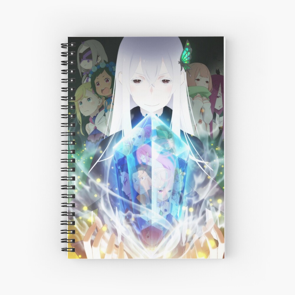 Re Zero Season 2 Poster Anime Spiral Notebook By Elbatel Redbubble