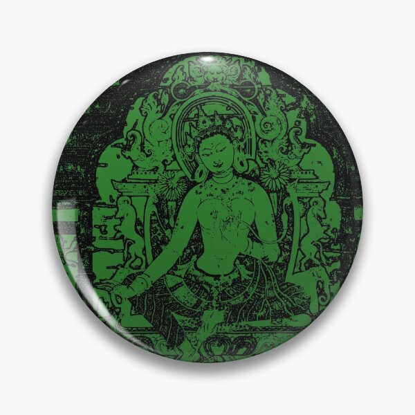 Item preview, Green Tara Tibetan Buddhism Vajrayana  designed and sold by h44k0n.