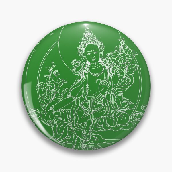 Item preview, Green Tara Tibetan Buddhism Meditation Deity Mantra designed and sold by h44k0n.