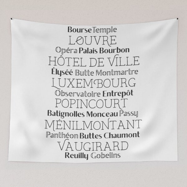 Item preview, Paris Arrondissements designed and sold by ArielClark93.