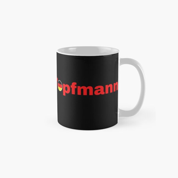 Topfmann Pot Pan Saucepan German Flag Red Writing Classic Mug