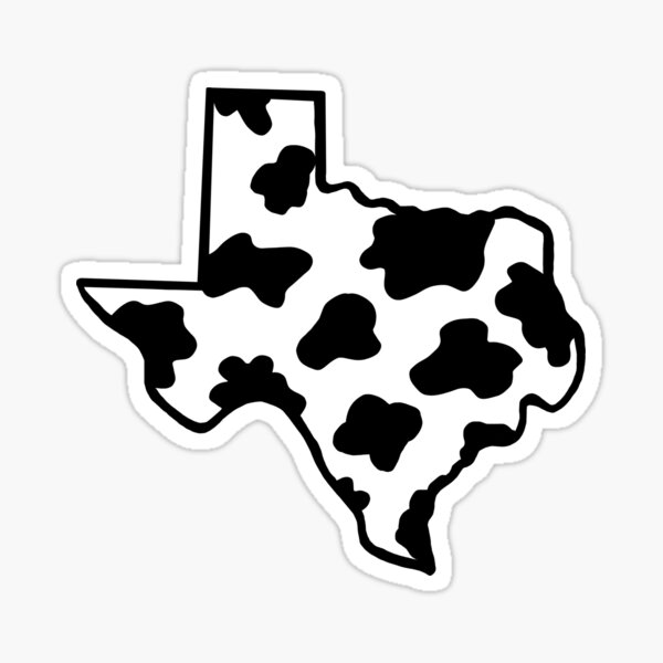 Cow print texas  Sticker for Sale by Breanaaortizz